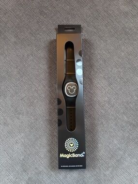 Disney Parks MagicBand+ SOLID BLACK Mickey Mouse Magic Band Plus